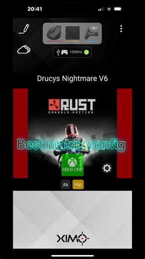 Best XIM Matrix Config for Rust Gameplay