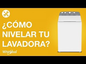 Whirlpool Washing Machines - How to Level Your Washing Machine?