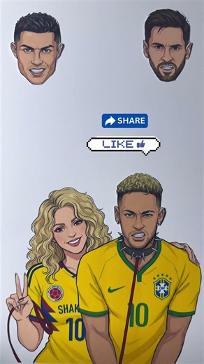 NEYMAR JR X SHAKIRA BRAZIL TREND