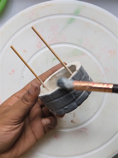 DIY Miniature Well Decor Craft with Clay Art