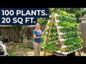 The DIY A-Frame Hydroponics: Grow 100 Plants in 20 Sq Ft! ⬆️💧