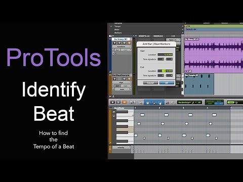 ProTools Identify Beat | How To Find the Tempo of Beats Quickly and Accurately