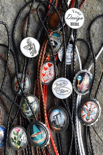 Custom Bolo Ties *photo or Design* | Personalized Image & Colors | String Necktie Unisex Gift for Him/her | Wedding Bolo Tie Gift - Etsy