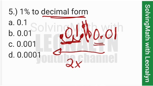 Basic conversion: Percent to Fraction | Free Reviewers with Leonalyn