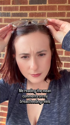 Rebecca | Autism + Mom Support🧡 on Instagram: "Me reading the mean comments on my breastfeeding reels like… “I know you didn’t just say that.” 😌🍼 #BreastfeedingIsNormal #MomLifeUnfiltered #NormalizeBreastfeeding #RelatableMom #GentleParenting #MotherhoodUncensored #TiredButThriving #MomHumor #RealMomMoments #FeedingWithoutFear"