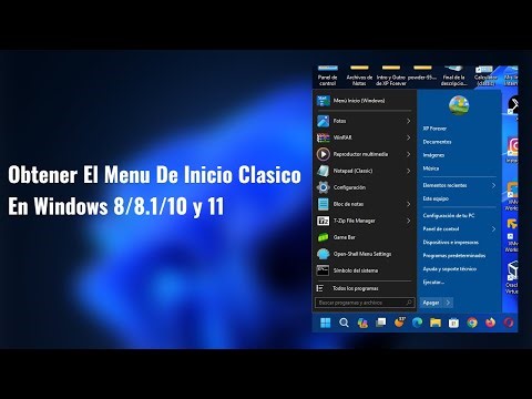 Obtener El Menú De Inicio Clásico En Windows 8/8.1/10 y 11 😎