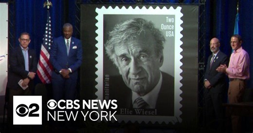 Holocaust survivor Elie Wiesel honored with "Distinguished American" postage stamp