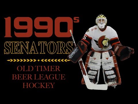 Ottawa Senators - Vintage Beer League Hockey Goalie - Cooper Reactor