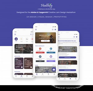 Healthify - A Wellness App UX/UI Case Study - Siddhant giri