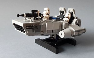 乐高 星球大战 MOC 第一秩序雪地机 LEGO STAR WARS First Order Snowspeeder