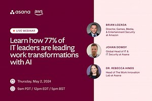 📣 Upcoming webinar: Learn how 77% of IT leaders are leading work transformations with AI