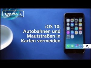 iOS 10: Autobahnen und Mautstraßen in Apple Karten vermeiden