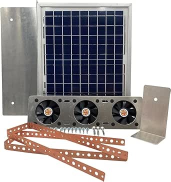 Solar Attic Fan for Ridge Vents - Solar Roof Vent Solution - Solar RidgeBlaster
