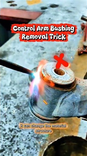 Arm Bushing Removal Without Heat | Safe & No Material Damage