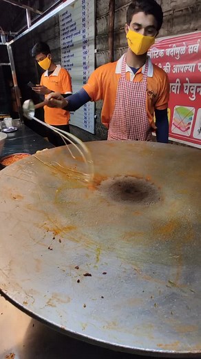 Tawa pulao At Shree swami Samarth pav bhaji Center, Ranenagar, state bank chowpati, Nashik.