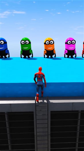 GTA 5 Epic Water Ragdolls Spiderman Jump/Fails Ep 816 #shorts​