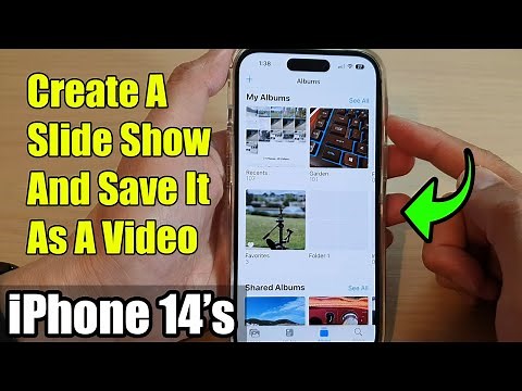 iPhone 14's/14 Pro Max: How to Create A Slide Show And Save It As A Video