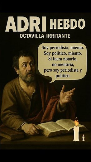 Si eres periodista y político tienes derecho a mentir diciendo que no mientes nunca