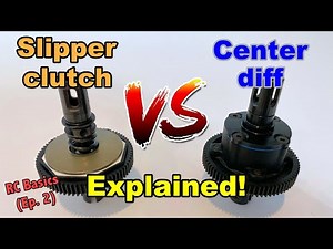 Slipper clutch vs. Center differential, explained! (RC Basics #2)