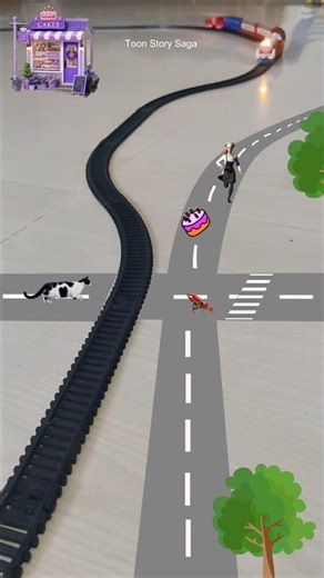 Chef Cartoon | Cake Cartoon | Chef Cake Cartoon | Cake Train | Cat Cake