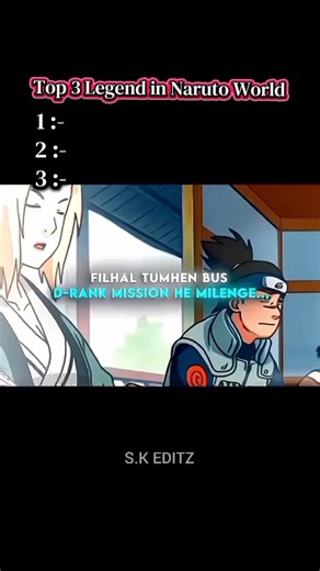 3 Legend #naruto #kakashi #jiraiya