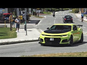 Chevrolet Camaro ZL1 - BRUTAL SOUND & BURNOUT!