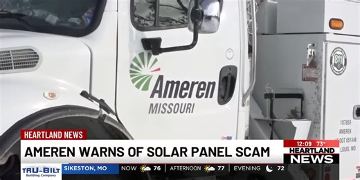Ameren warns customers of solar panel scam