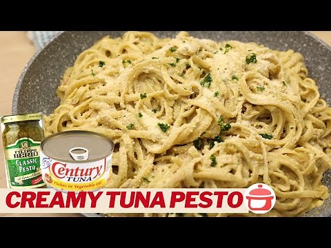 Super Creamy Tuna Pesto Pasta