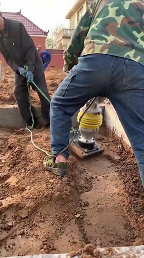 A leveling robot smooths the soil surface with precise movement #construction #machine