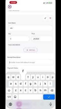 How to Create a Receipt in Spendify | Receipt Maker for Small Business & Personal Use