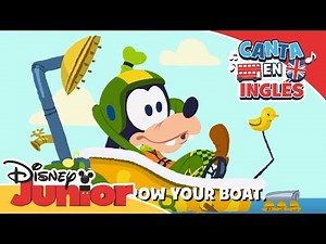 Canta en Inglés – Mickey y los Superpilotos: Row, row your boat | Disney Junior Oficial