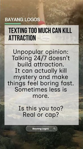 Texting Too Much 📱Too much texting can ruin the vibe 😬#datingtips #modernlove #relationship #fyp
