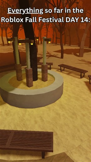 ROBLOX Fall Festival Day 14 of Development - #shorts #fyp #roblox