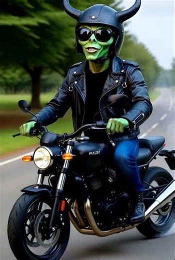 Aliens Really Do Love Motorcycles