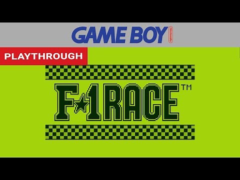 F1-Race (Game Boy) - Playthrough [HD] | RetroGameUp