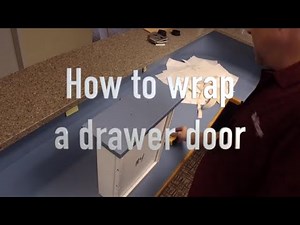 How to Wrap a Cabinet Door or Drawer – Step-by-Step Vinyl Wrapping Tutorial