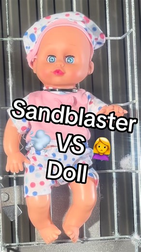 The Funblaster Channel on Instagram: "She didn’t stand a chance… 💨 The sandblaster slowly tears her apart — piece by piece. Pure destruction. Pure satisfaction. 🔥💀 #Sandblasting #Satisfying #ASMR #Destruction #OddlySatisfying #SlowDestruction #TheFunblasterChannel #MetalWork #PowerTools #SatisfyingReel #doll"