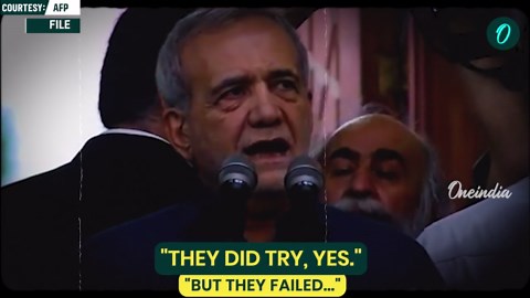 ‘They did try, But they FAILED’ Iranian Prez Pezeshkian confirms Israel tried to ASSASSINATE Him