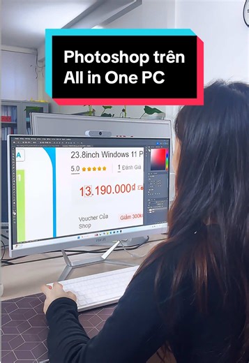 Đừng ai gửi cái này cho sếp mình nhé😌 Dùng All in One chạy Ps cũng mượt phết😁 #j4f #photoshop #maytinhvanphong #pcvanphong #maytinhgiare