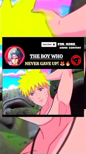 The Legend Who Never Gave Up! 🦊🔥 #Shorts #Naruto