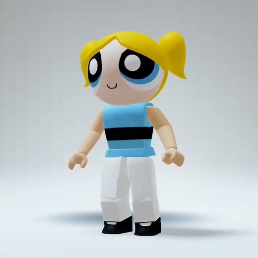 Roblox Powerpuff Girls - Bubbles the Blue Sweetie