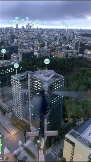 305-13/FANTASTIC SIMULATOR. EUROCOPTER EC-135 T1. TOKYO. JAPAN. #tokyo #japan