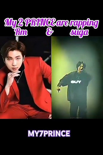 RM & Suga rapping 😘💞❤️💜#bts #rm# suga #army #btsshorts #shortvideo