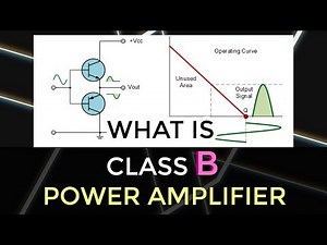 What is Class B Power Amplifier | Feedback Amplifiers | Electronic Devices & Circuits