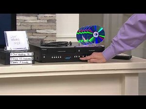 Funai VCR/DVD Recorder w/ 5 Recordable DVDs & HDMI Cable with Gabrielle Kerr