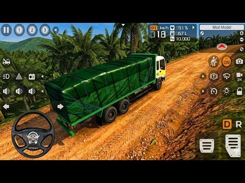 ISUZU FTR Borneo on Narrow Swampy Roads | BUSSID Simulator 3D 2026
