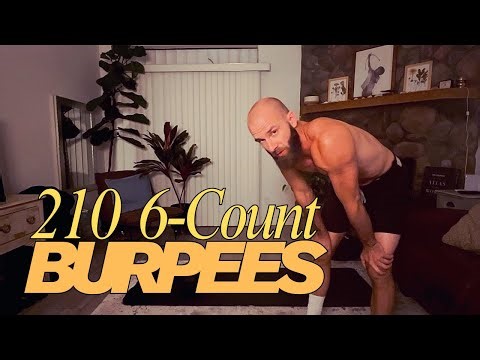 210 6-Count Burpees | Insane 20-Minute Grind