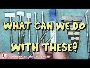 What Can We Use These STRANGE Soldering Iron Tips For? C245 Soldering