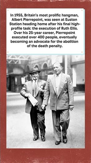 Britain’s Last Executioner: Albert Pierrepoint (1955) ⚖️