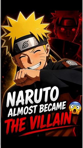 Naruto almost became the villain 😨 #anime #naruto #manga